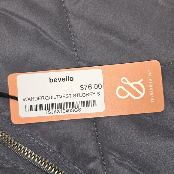 THREAD & SUPPLY | BEVELLO WANDER QUILTED VEST - NWT! - Picture 12 of 16